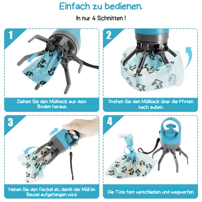 Paket Scooper +  5 Rollen - 75 Müllsacken
